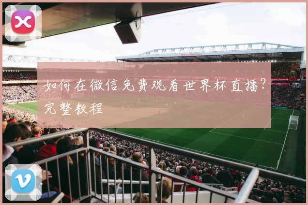 如何在微信免费观看世界杯直播？完整教程
